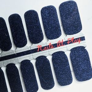 5 for $20 Nail Wraps- Navy Sparkle